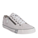 Ladies 1146316 Laced Trainer In White