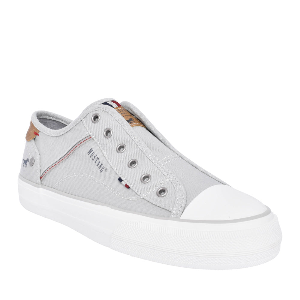 Ladies 1272402 Slip-on Trainer In Silver