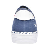 Ladies 1376402 Laced Trainer In Blue