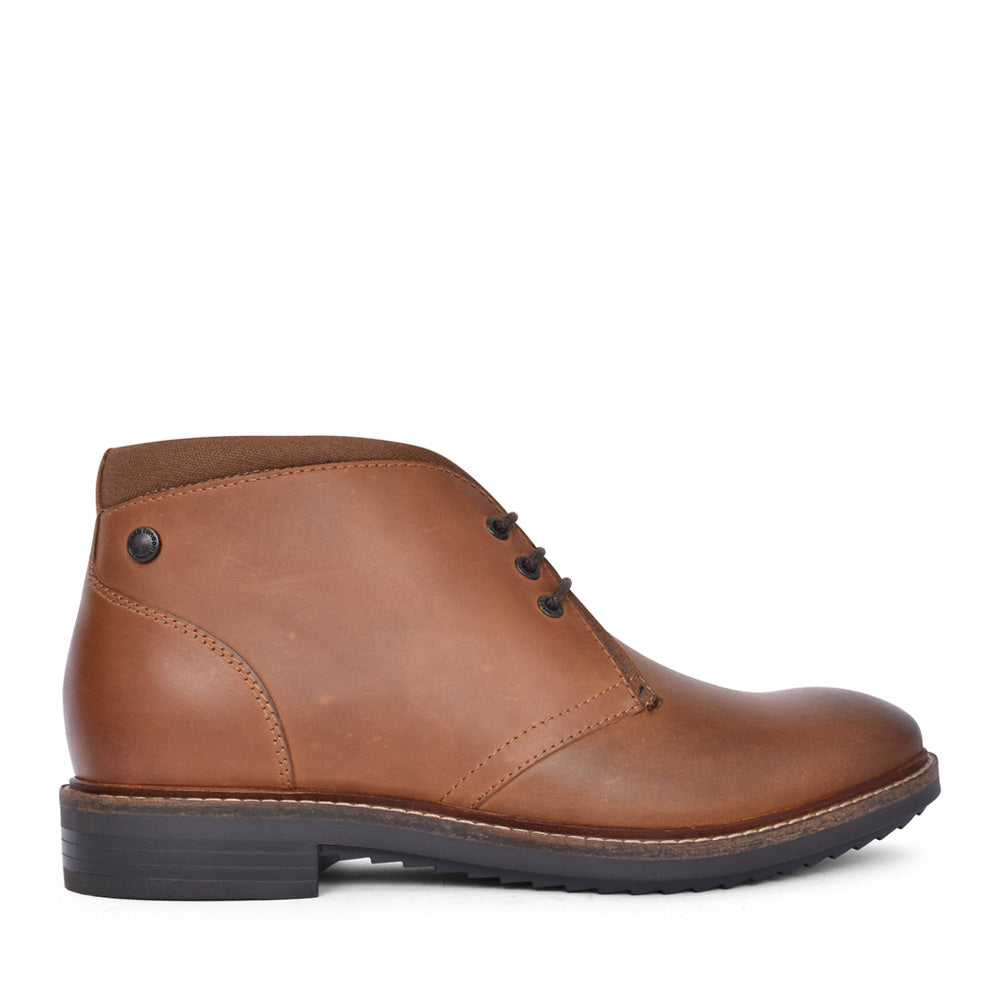Mens Bartlett Laced Ankle Boot In Tan