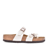 Ladies 71661 Mayari Toe Post Mule In Pearl
