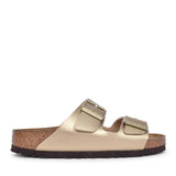Ladies 1016111 Arizona Double Strap Mule In Gold