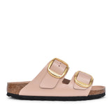 Ladies 1026553 Arizona Double Strap Mule In Beige