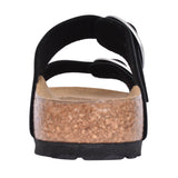 Ladies 1027413 Arizona Double Strap Mule In Black