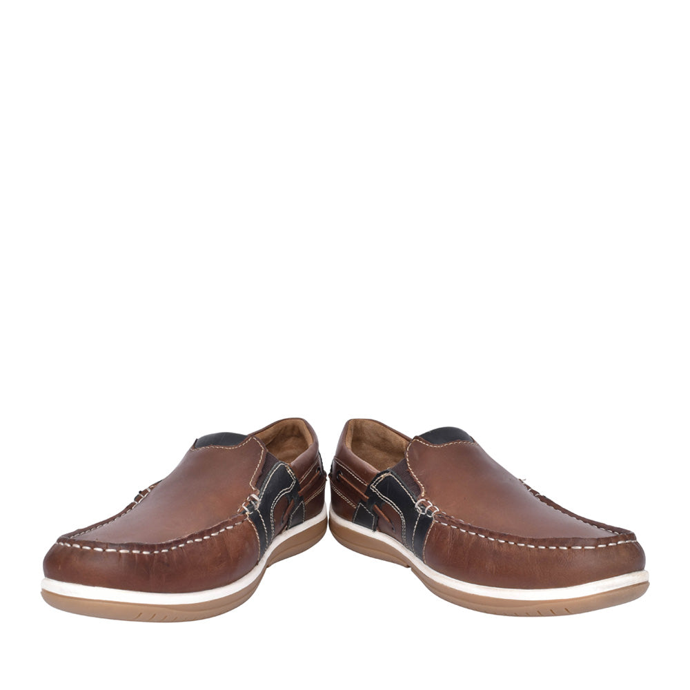 Mens Shaun 4574 Slip-on Shoe In Brown-multi