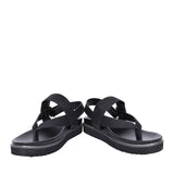 Ladies Bersanee Toe Post Sandal In Black