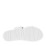 Ladies Woodcola Double Strap Mule In Pearl