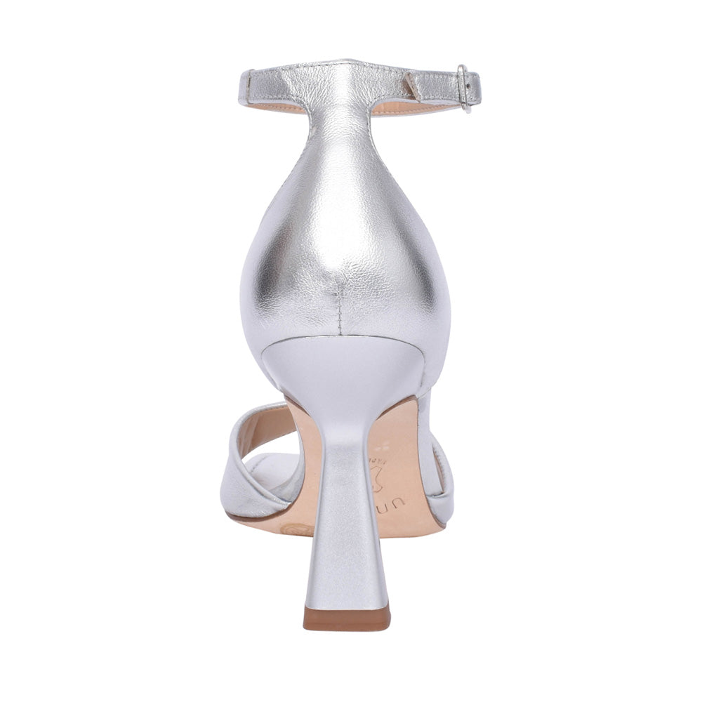 Ladies Safira High Heel Shoe In Silver