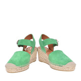 Ladies 1922 Wedge Shoe In Green
