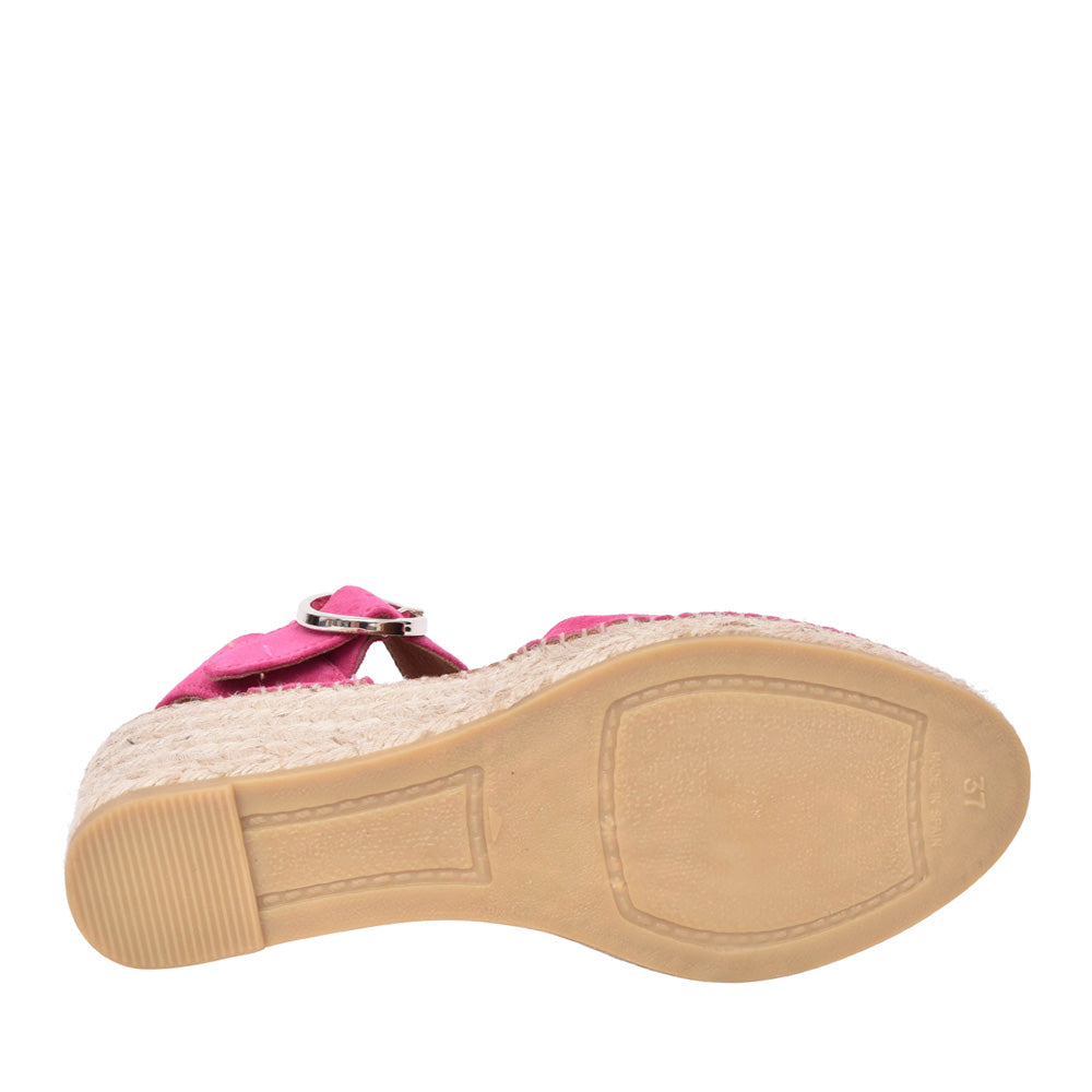 Ladies 1922 Wedge Shoe In Fuchsia