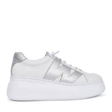 Ladies A-2650 Platform Trainer In Off White