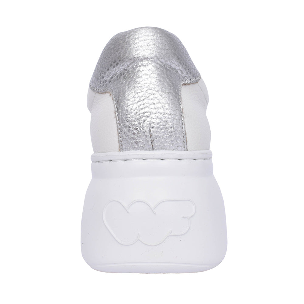 Ladies A-2650 Platform Trainer In Off White