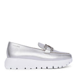 Ladies A-2462 Slip-on Shoe In Silver