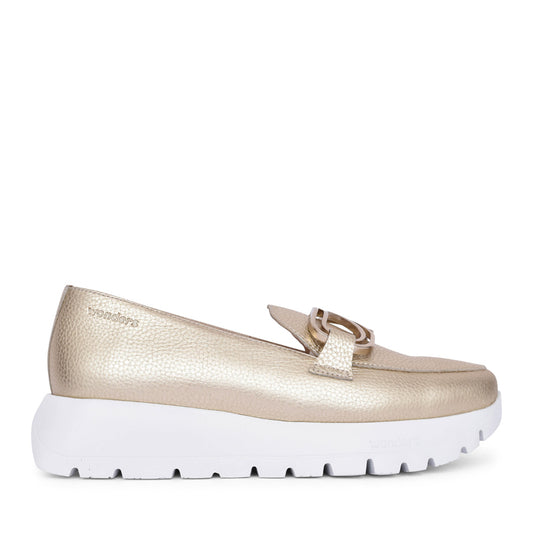 Ladies A-2462 Slip-on Shoe In Platino