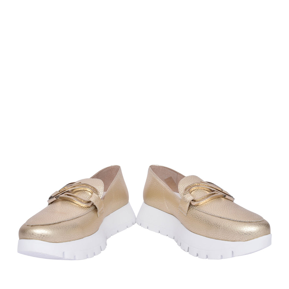 Ladies A-2462 Slip-on Shoe In Platino