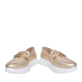 Ladies A-2462 Slip-on Shoe In Platino
