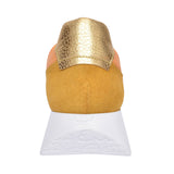 Ladies A-2463-t Platform Trainer In Yellow