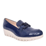 Ladies C-33311 Platform Loafer In Navy