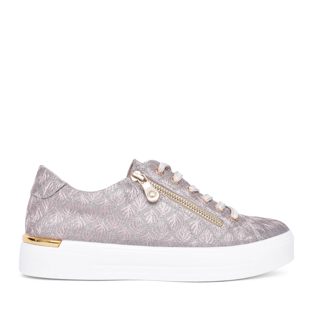 Ladies Layne Dlb044 Trainer In Gold
