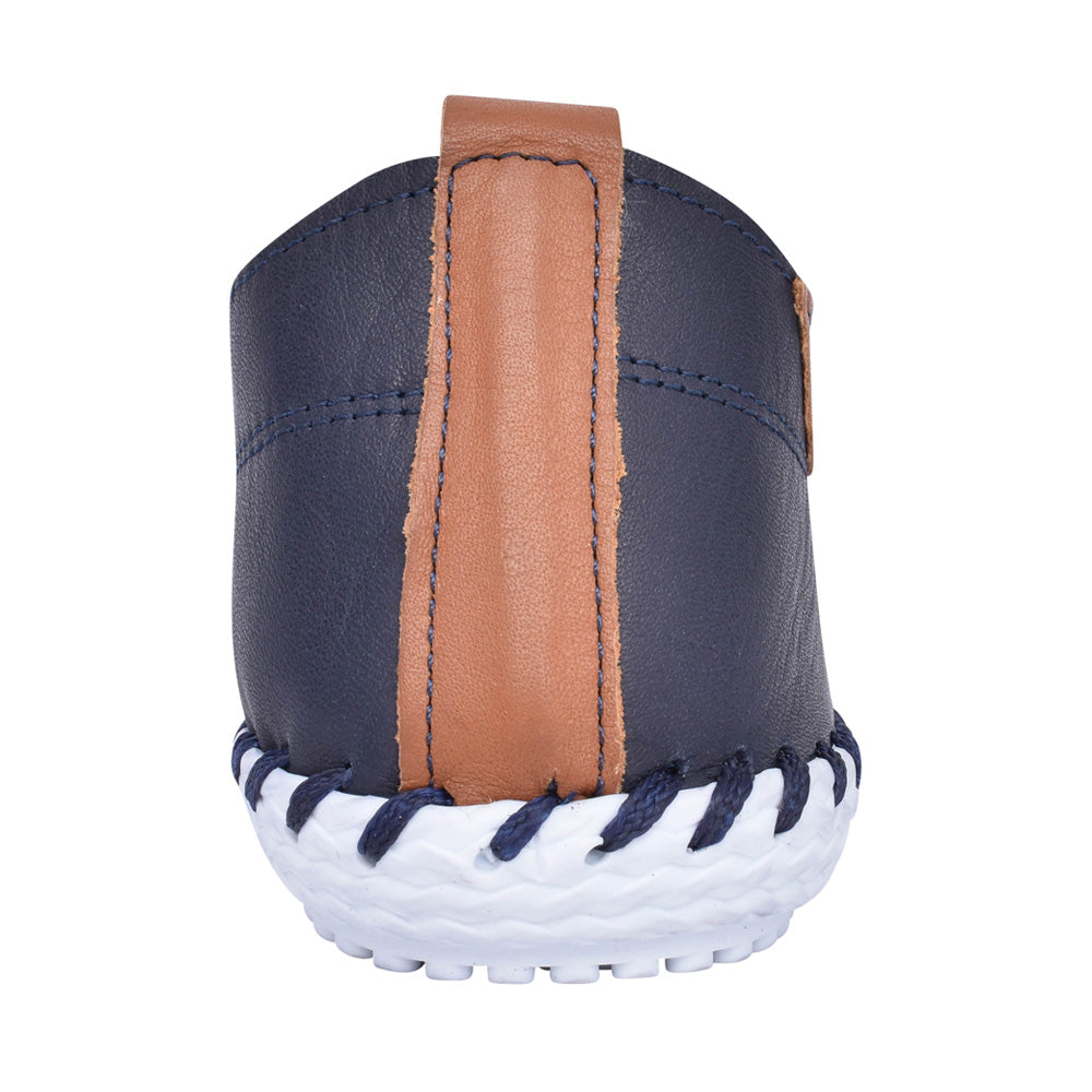 Ladies St Ives Fle030 Laced Shoe In Navy