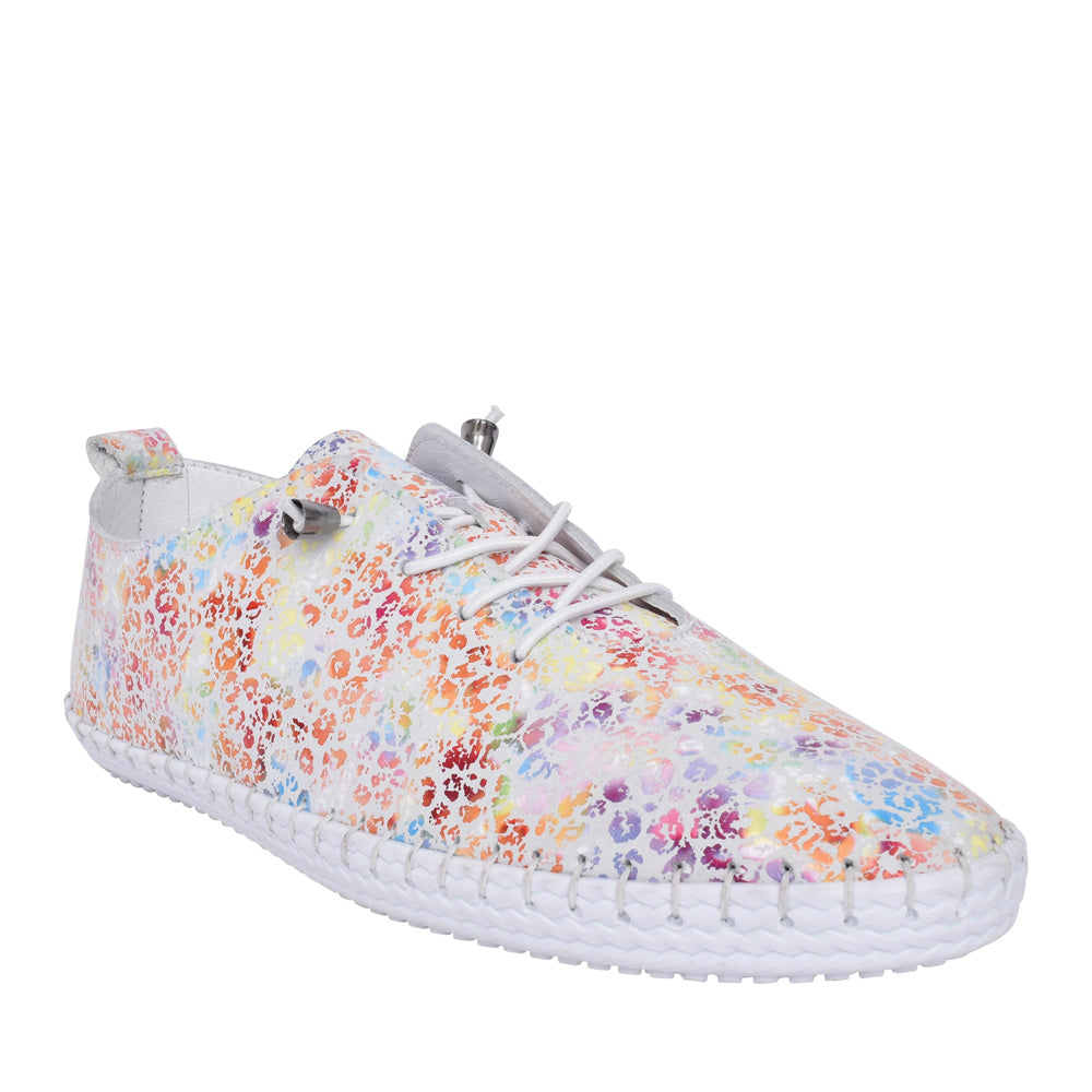 Ladies Ellington Flr605 Laced Shoe In Multi-colour
