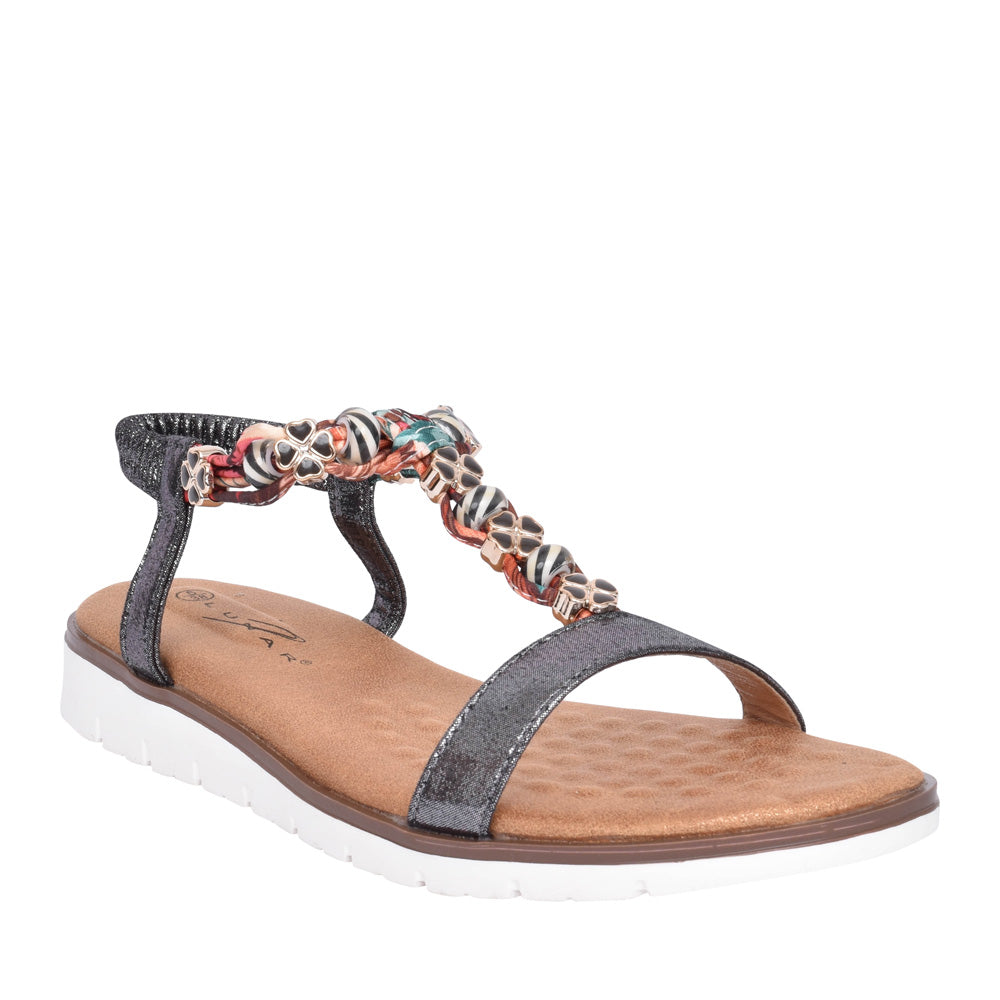 Ladies Tempo Jlh363 Sandal In Pewter