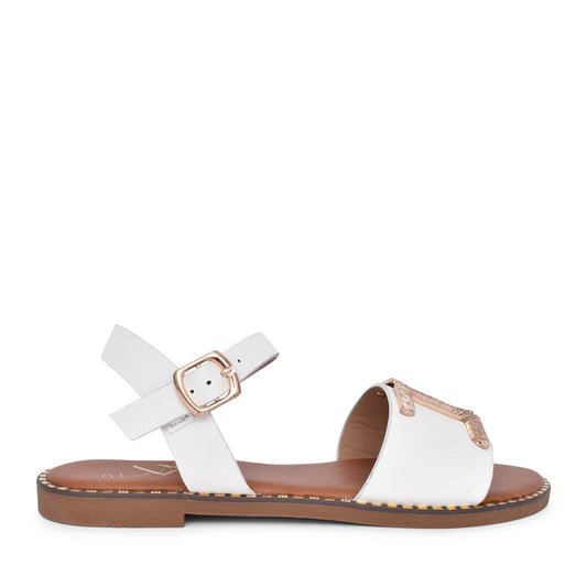 Ladies Last Nite Sandal In White