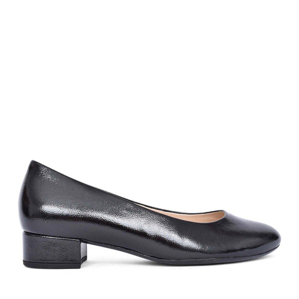 Ladies 41.320 Develop Low Heel Court Shoe In Black