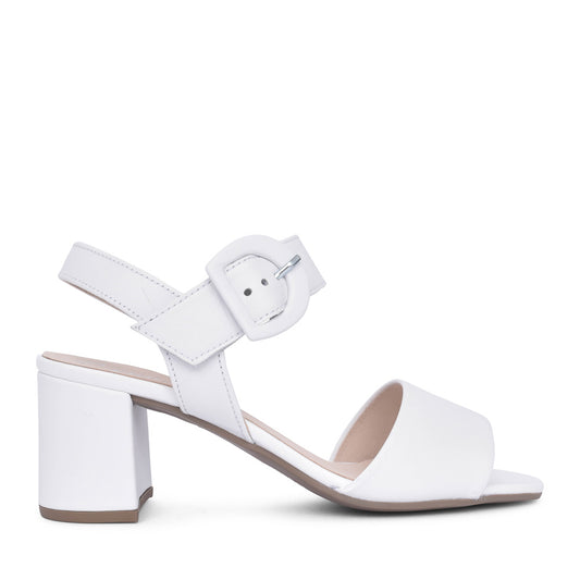 Ladies 41.710 Kooky Block Heel Sandal In White