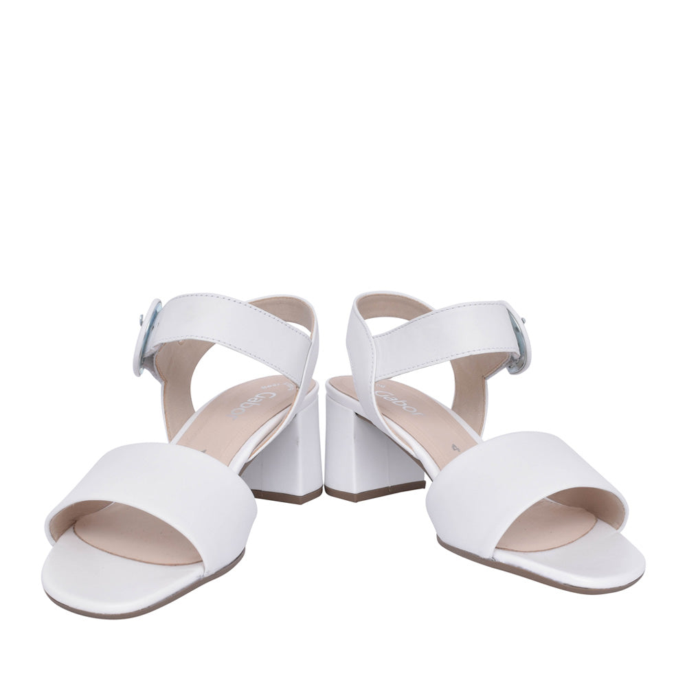 Ladies 41.710 Kooky Block Heel Sandal In White