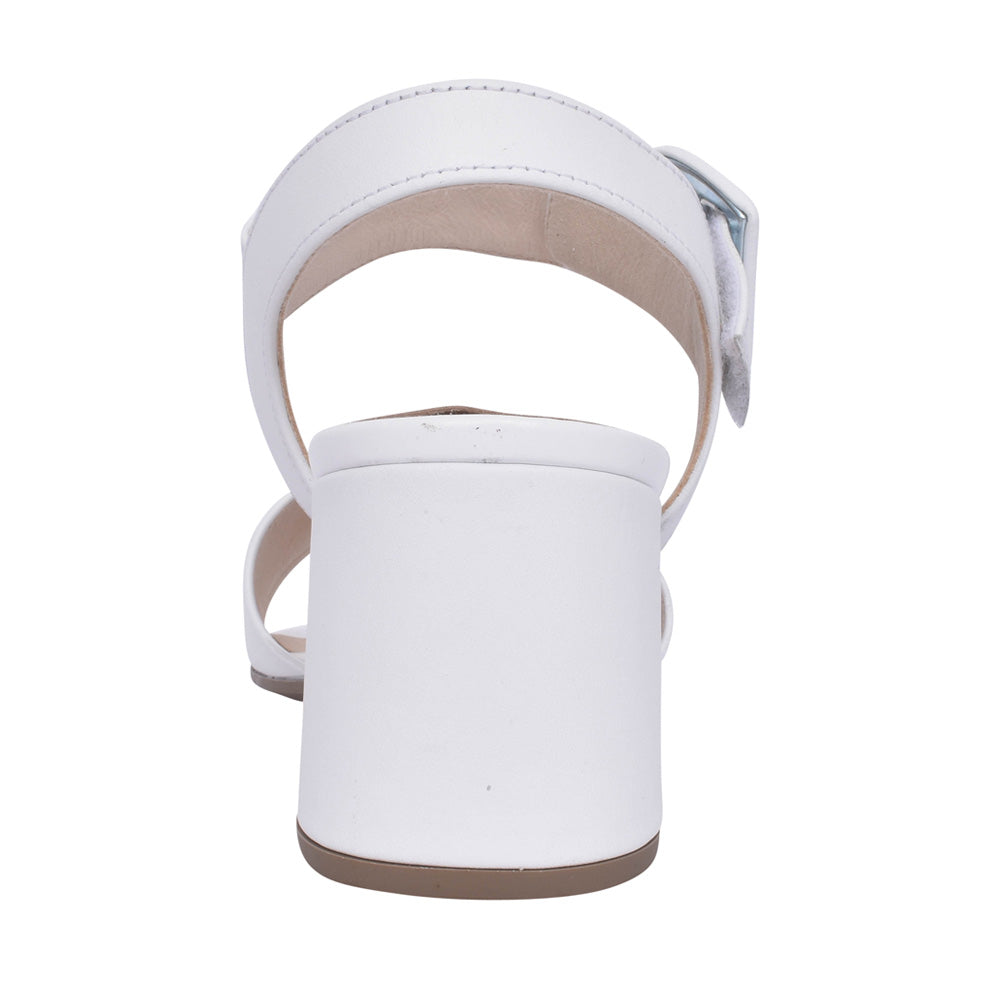 Ladies 41.710 Kooky Block Heel Sandal In White