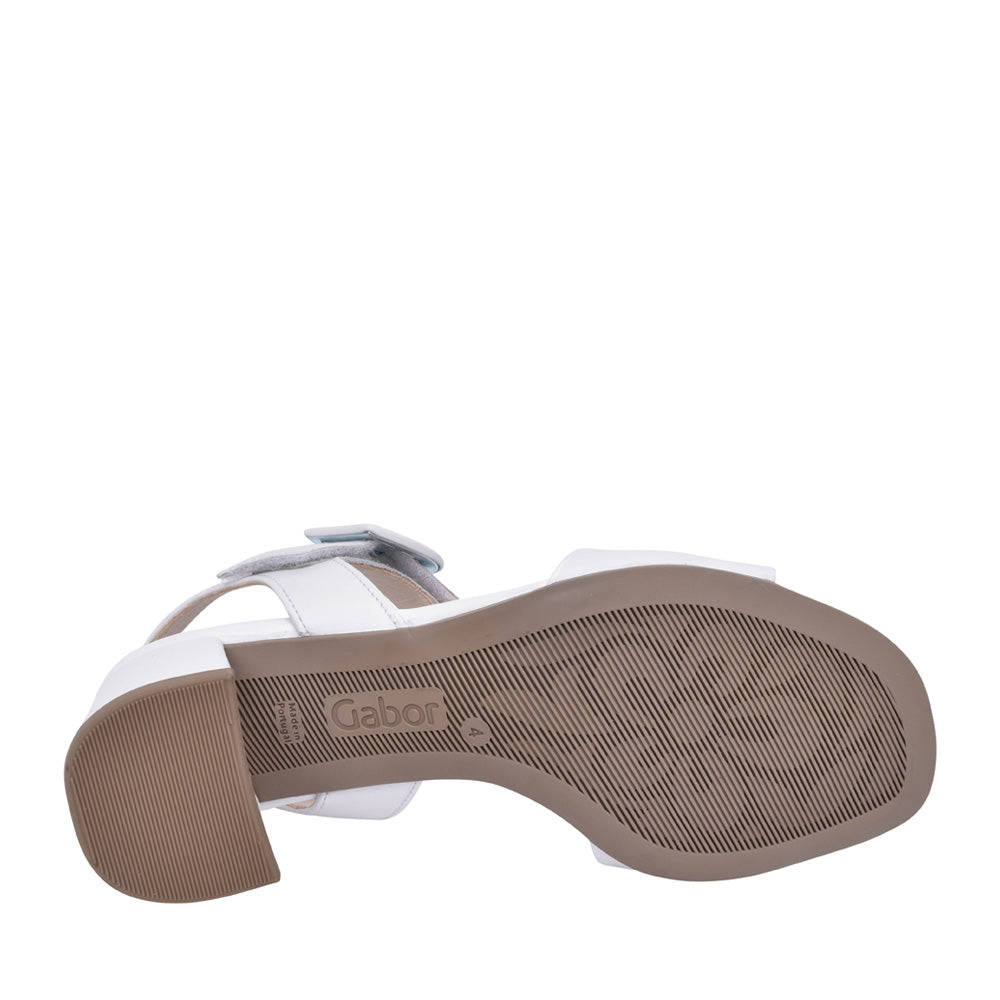 Ladies 41.710 Kooky Block Heel Sandal In White