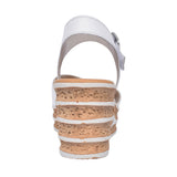 Ladies Twirl 44.651 Wedge Sandal In White