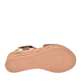 Ladies Twirl 44.651 Wedge Sandal In Camel
