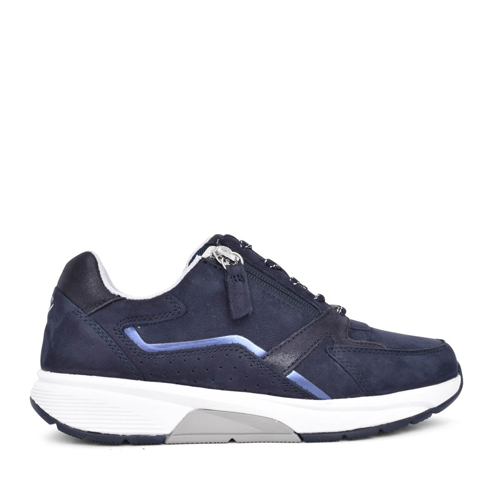 Ladies 46.878 Adola Laced Trainer In Navy