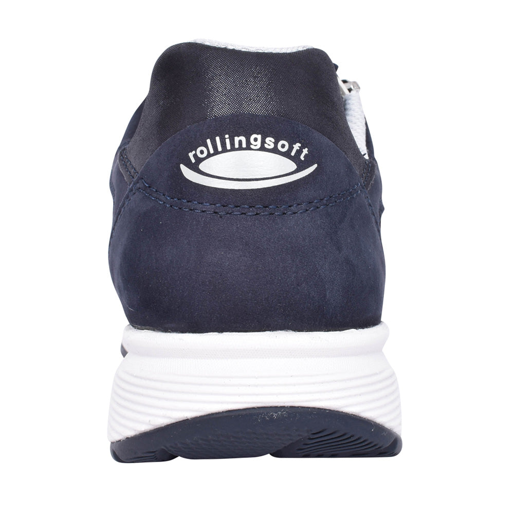 Ladies 46.878 Adola Laced Trainer In Navy
