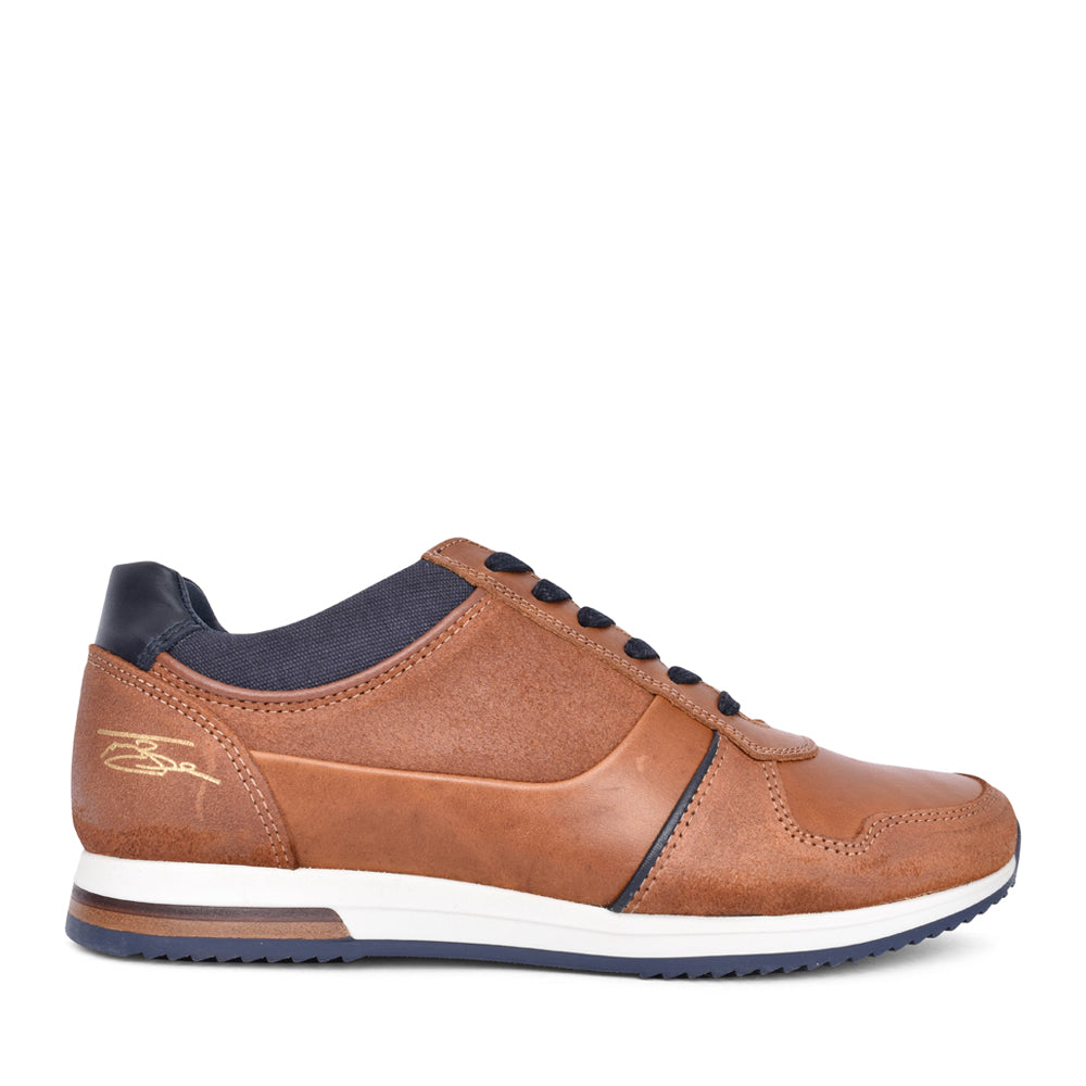 Mens Dee Laced Trainer In Tan