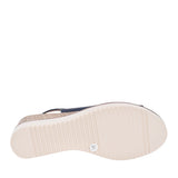 Ladies Mirfa Wedge Sandal In Navy