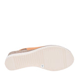 Ladies Mirfa Wedge Sandal In Yellow