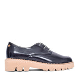 Ladies Safed Laced Shoe In Cobalt