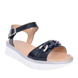 Ladies Bacoli Sandal In Navy