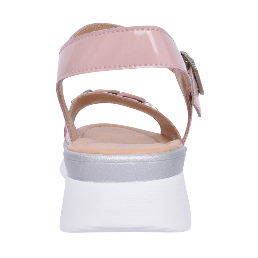 Ladies Bacoli Sandal In Rose