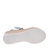 Ladies Agerola Wedge Sandal In White