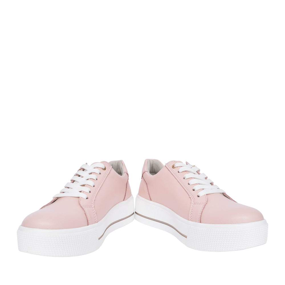 Ladies Ravenna Platform Trainer In Rose