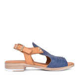 Ladies 9-17 Low Heel Sandal In Navy