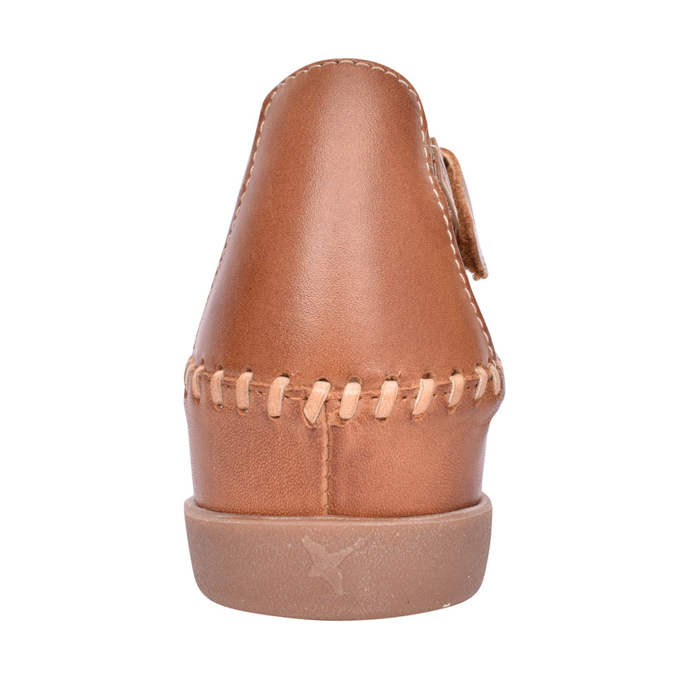Ladies Cadaques Cut-out Shoe In Tan