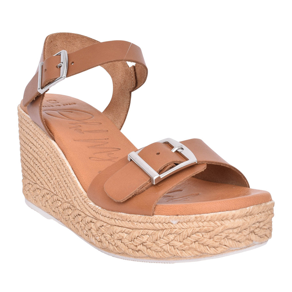 Ladies 5459 Wedge Sandal In Brown