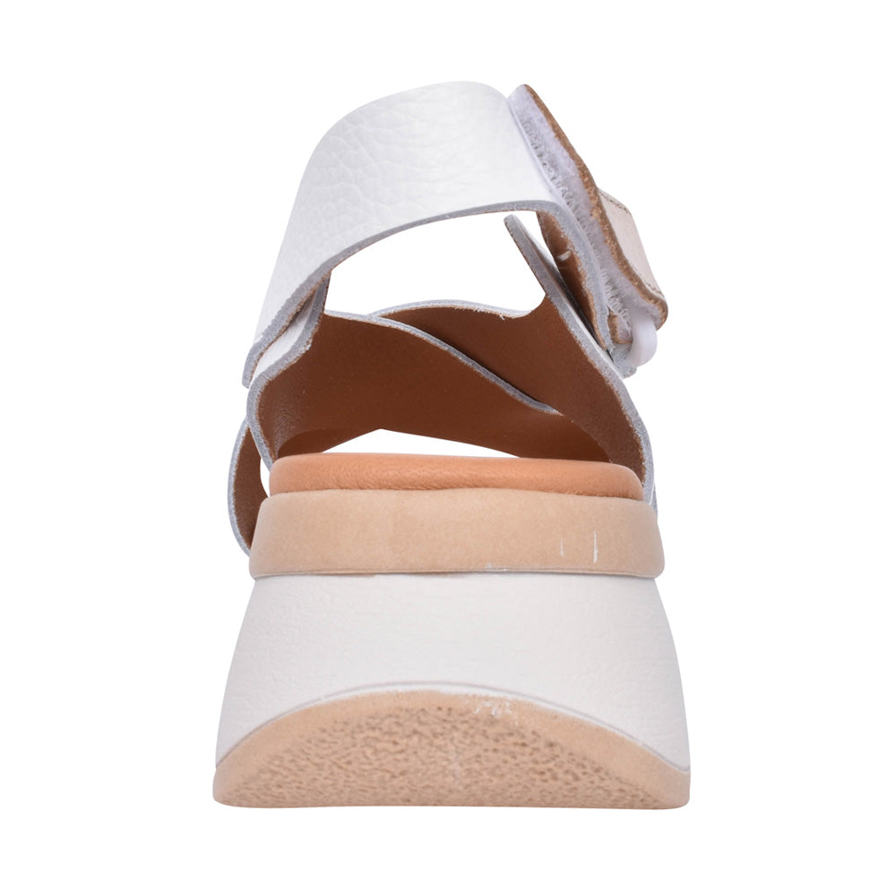 Ladies 5412 Velcro Sandal In White