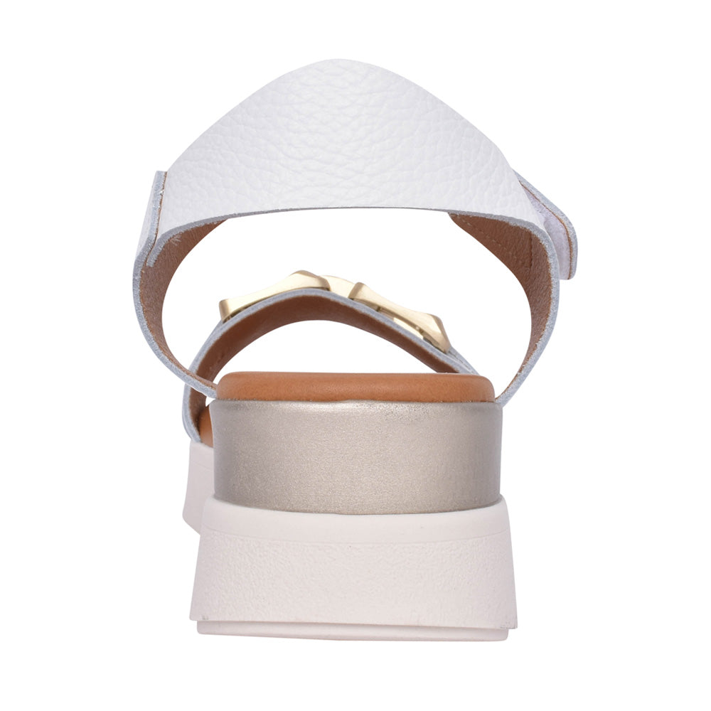 Ladies 5419 Velcro Sandal In White