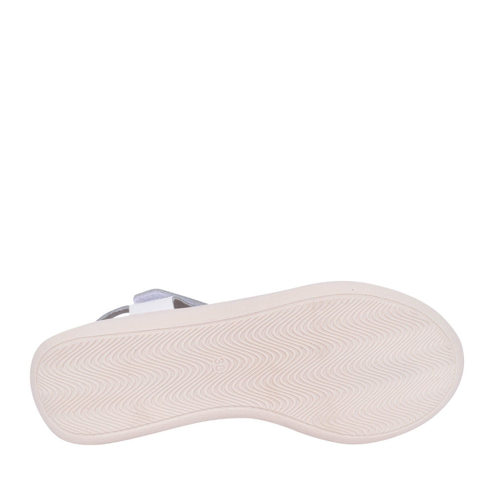Ladies 5408 Velcro Sandal In White